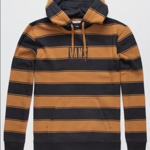 Vans striped black and rubber hoodie